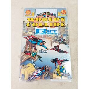 DC Comics Worlds Collide Rift Between Worlds 1994 Vintage Collectible
